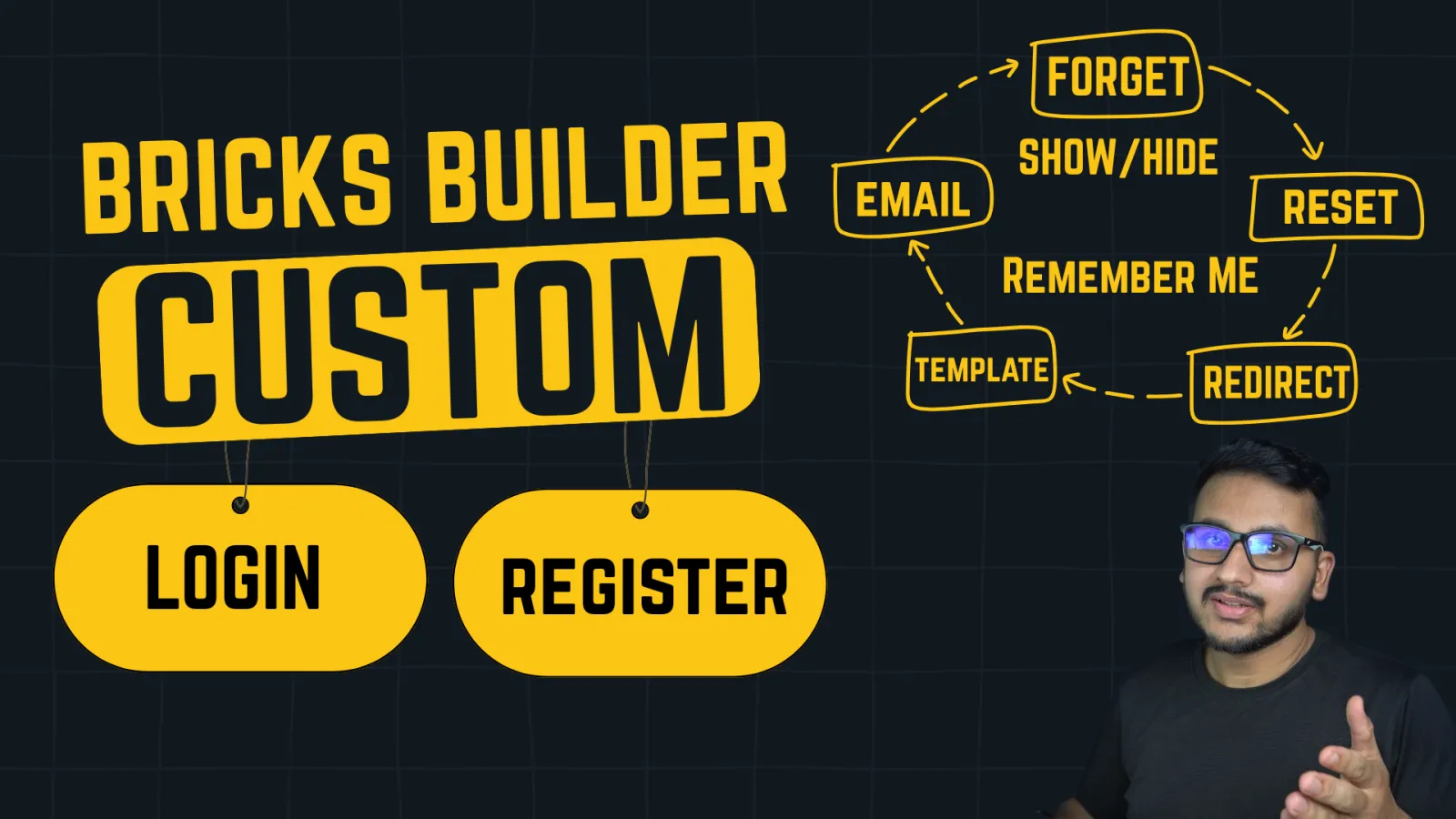 Bricks Builder Custom Login, Register & Reset Password Pages